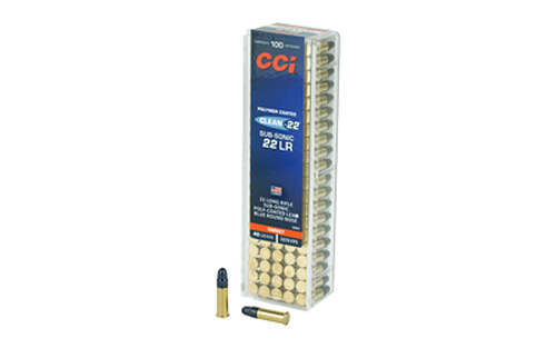 Ammunition CCI Ammunition Subsonic 22LR CCI 22LR SUB 40GR LRN BLUE 100/5000